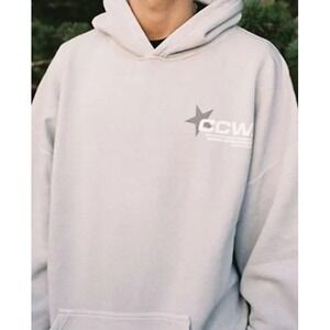 Cold Culture Worldwide | CCW Hoodie Beige Star Graphic Sweatshirt | Size L